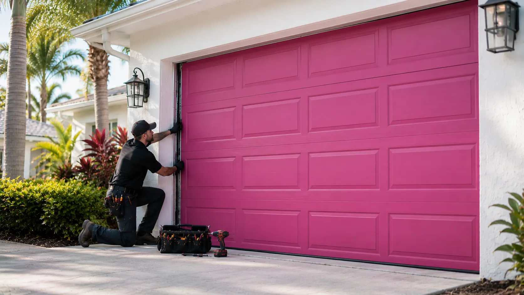 Garage Door Work for Edgewood Homes