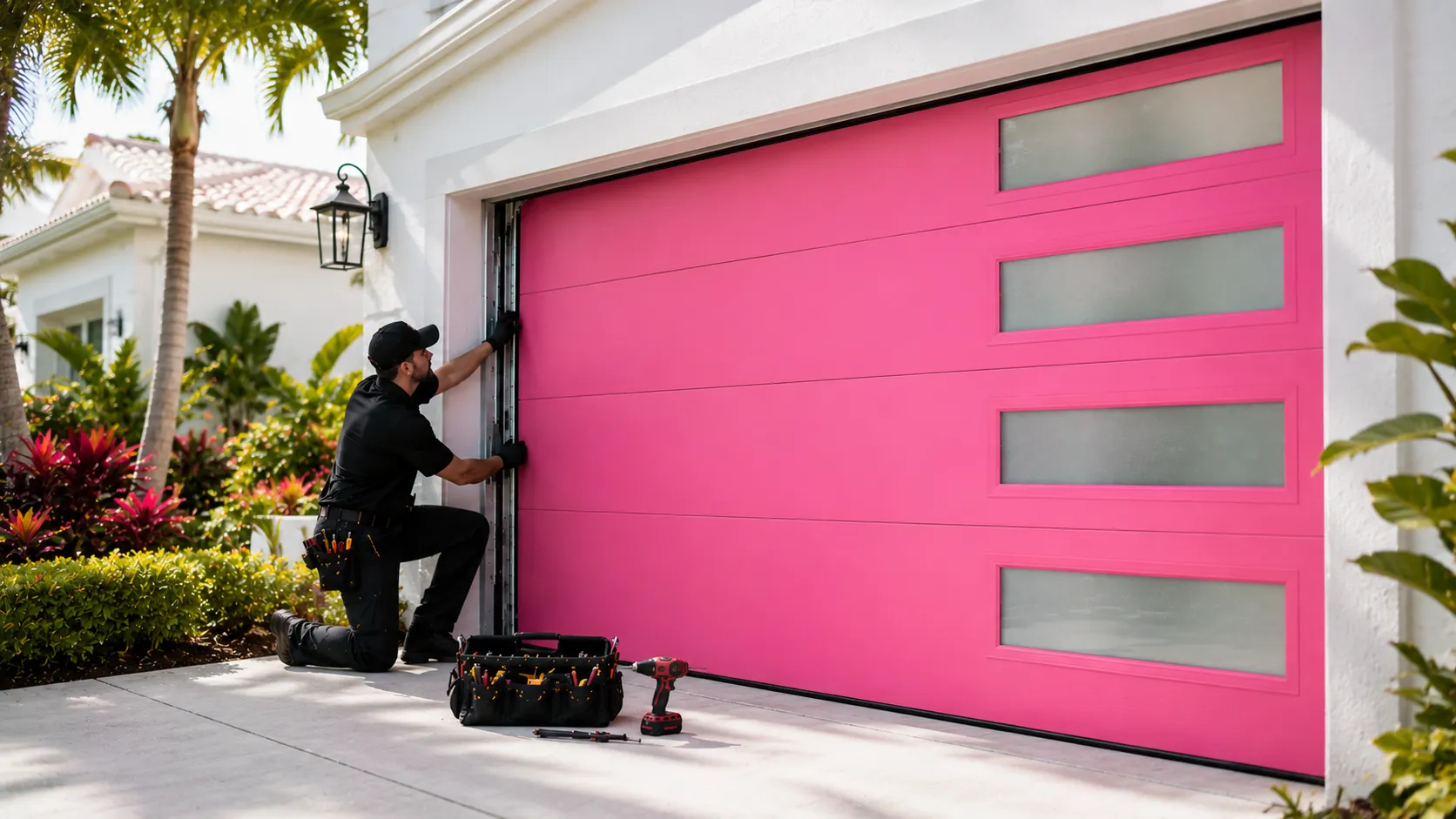 Tell us what’s wrong - Fort Lauderdale garage door service