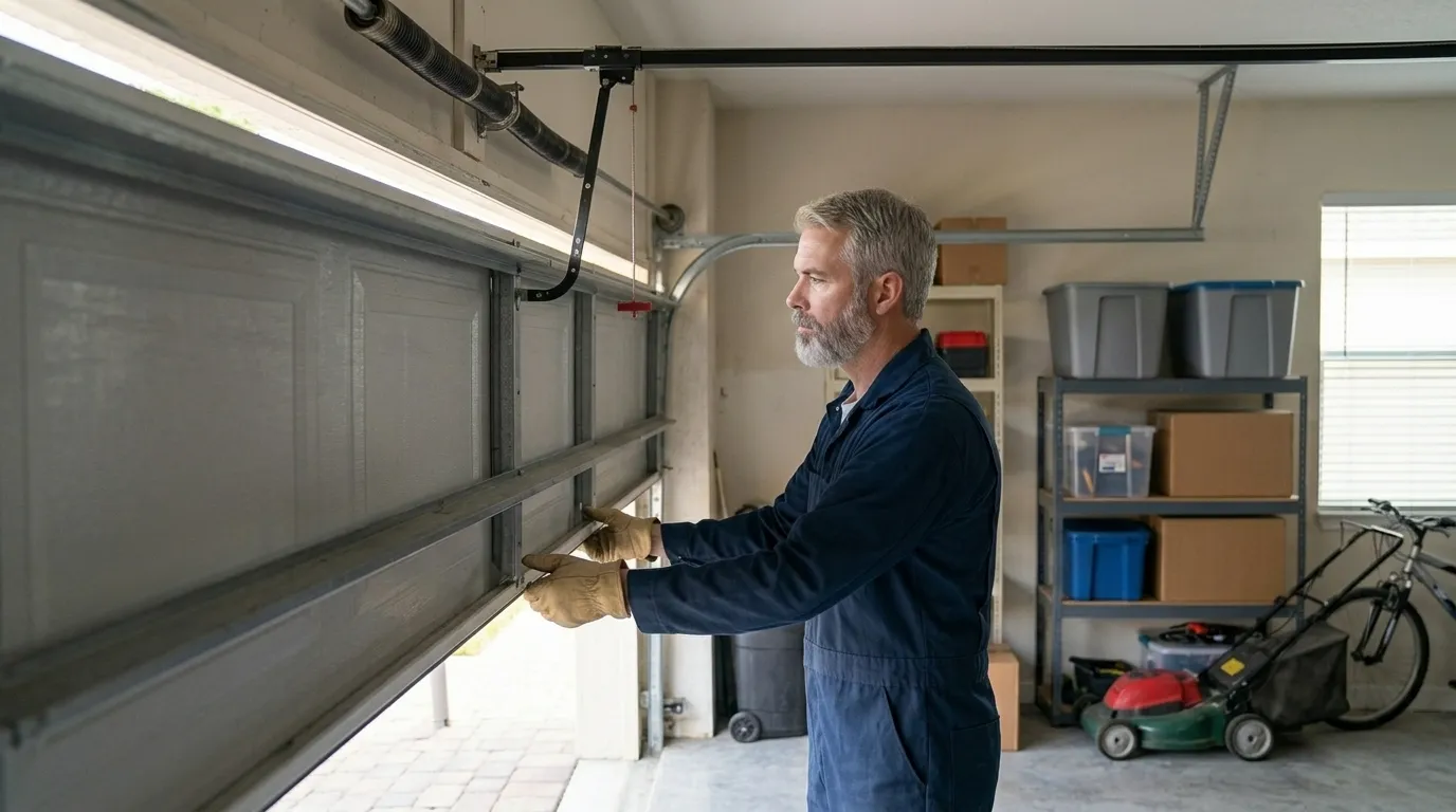 Repaired & tested - Fort Lauderdale garage door service
