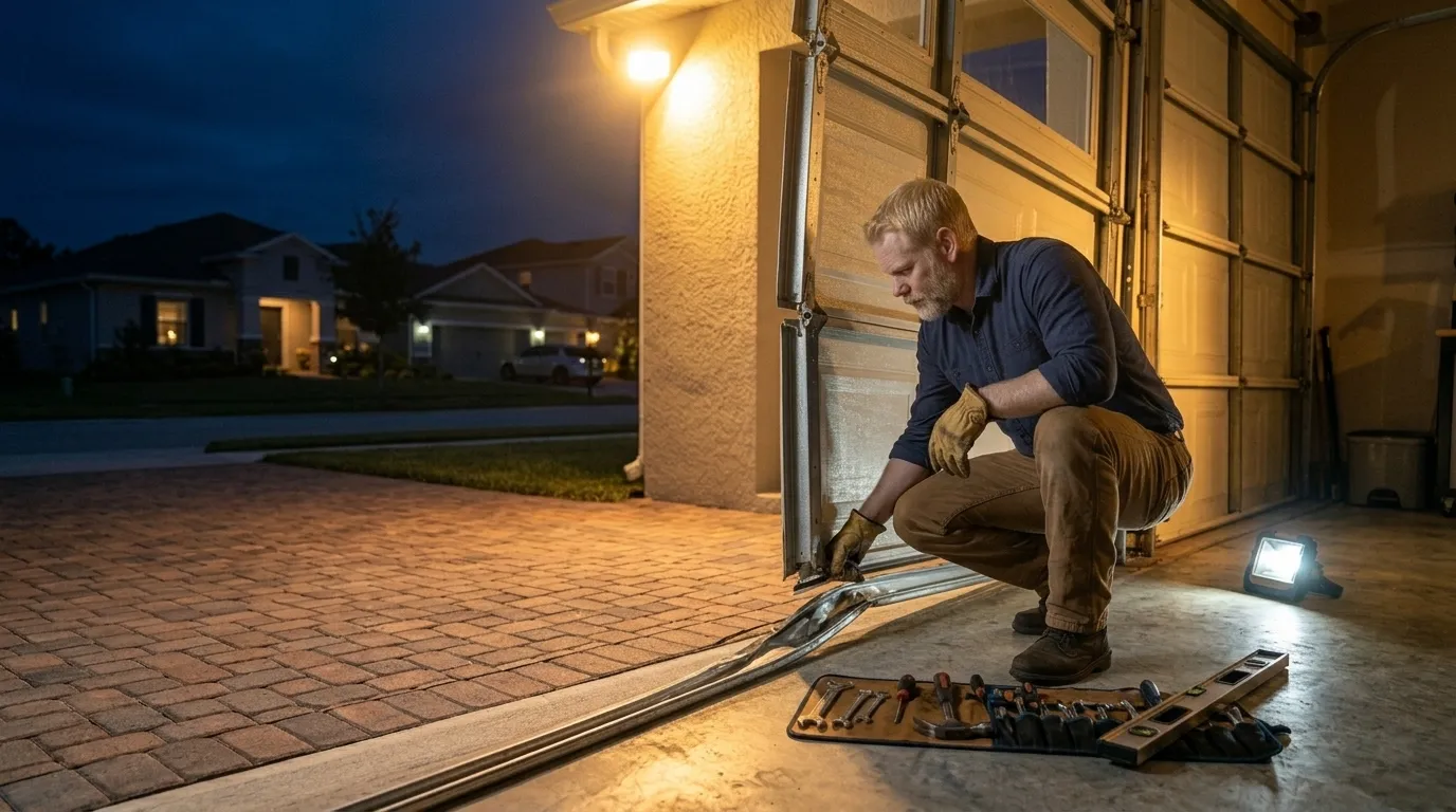 Repaired & tested - Fort Lauderdale garage door service