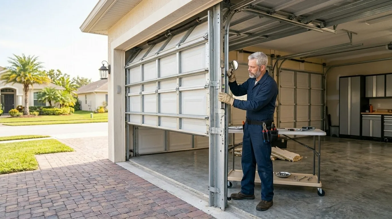 Repaired & tested - Fort Lauderdale garage door service