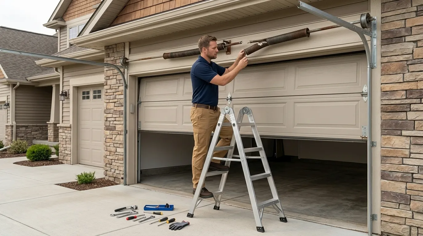 Repaired & tested - Fort Lauderdale garage door service