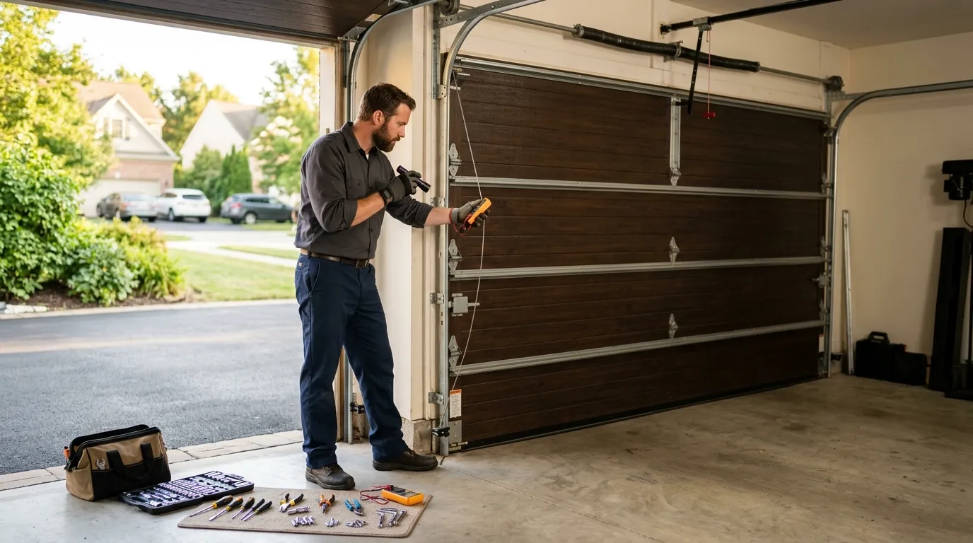 Repaired & tested - Fort Lauderdale garage door service