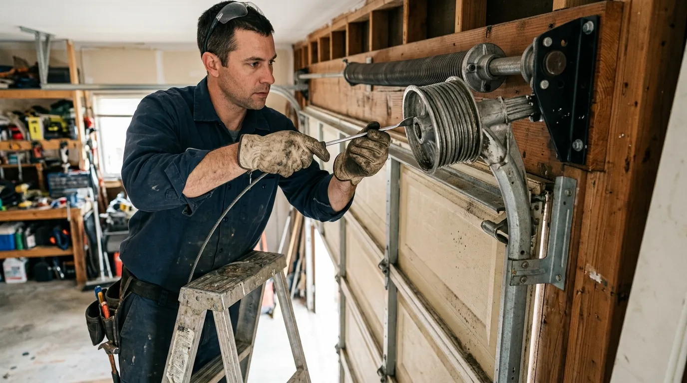 Repaired & tested - Fort Lauderdale garage door service