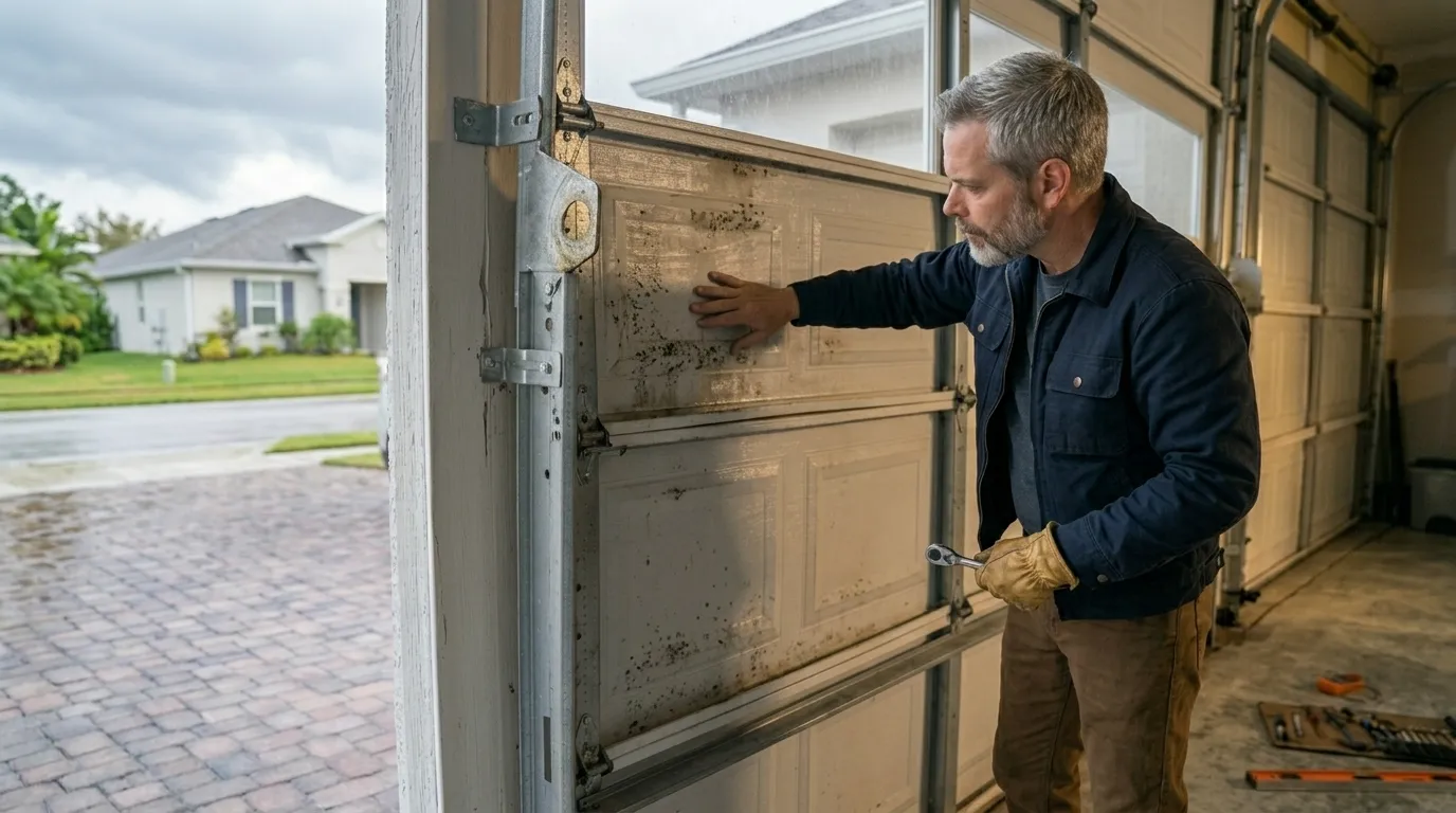 Repaired & tested - Fort Lauderdale garage door service