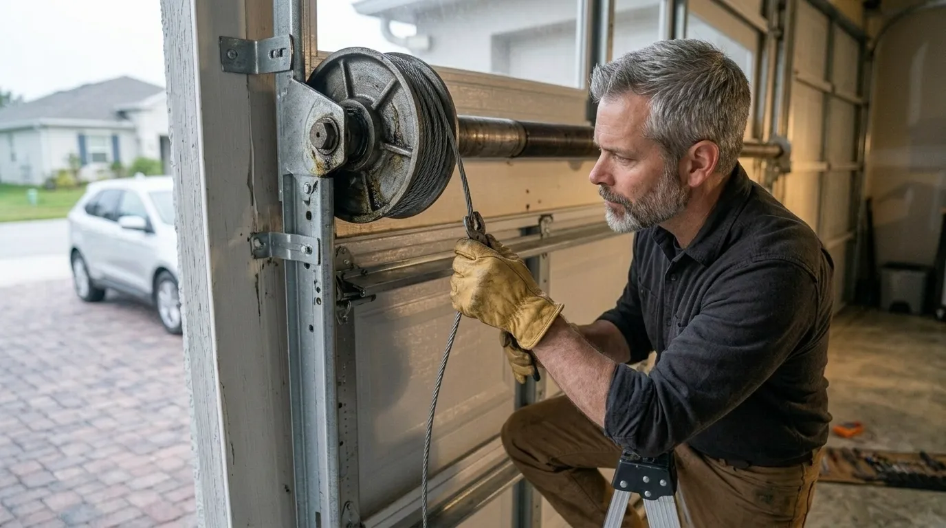 Repaired & tested - Fort Lauderdale garage door service
