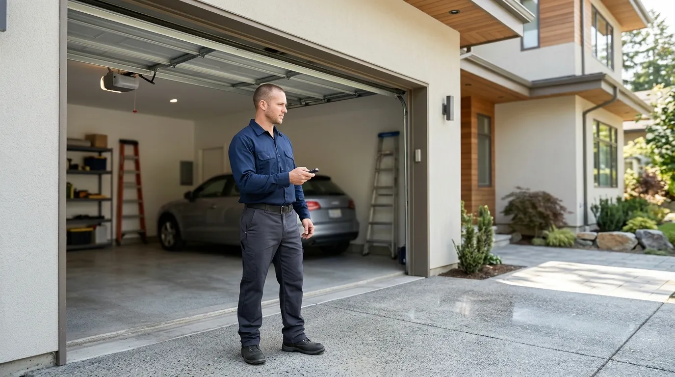 Raised panel garage door